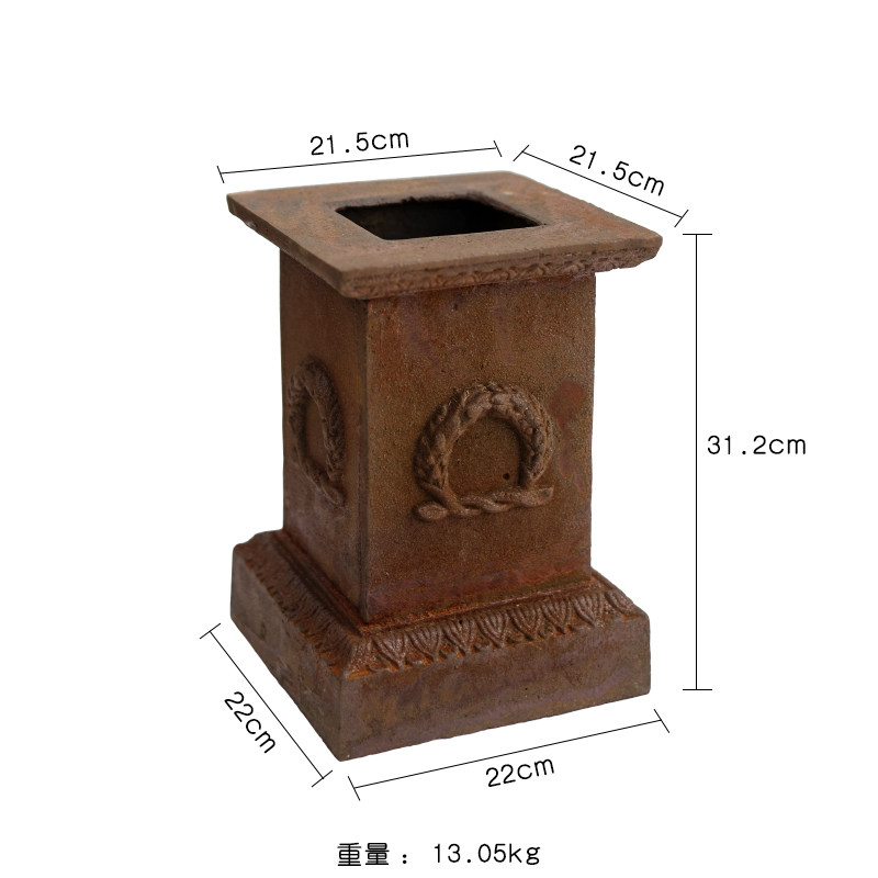 现货|园艺装饰 铸铁做旧 人面双耳奖杯盆 麦穗底座,鲜花速递/花卉仿真/绿植园艺,其它园艺用品,淘宝优惠券,粉丝福利购,淘宝优惠卷