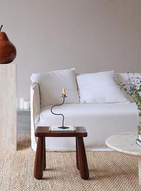 KBQ1中古风洞石柱子大理石底座雕塑摆件台落地玄关装饰展台岛台