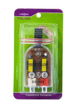 厂家供应高品质音响改装高频转低频音频转换器SS-103汽车高转低