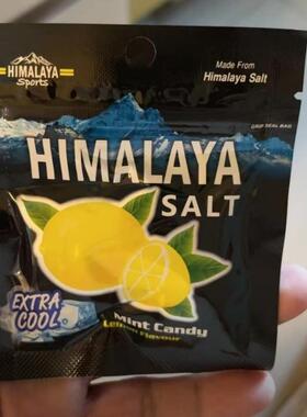 /大马碧富牌咸柠檬薄荷糖 海盐润喉糖himalaya salt盐糖果