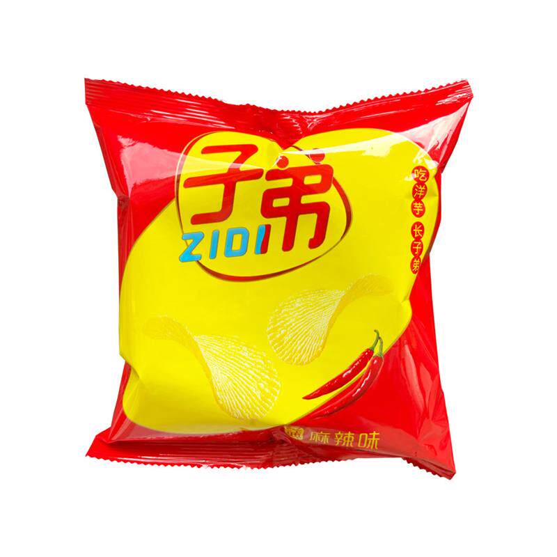 云南特产大子弟薯片95g麻辣味土豆片薯条休闲小吃膨化零食大礼包