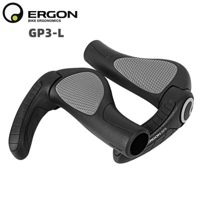 德国ERGON人间肉球把套GP3-L牛角副把山地自行车橡胶减震防滑车把