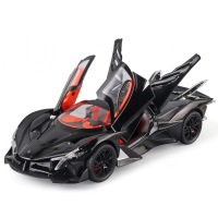 盒裝1:24阿波羅合金模型回力聲光仿真跑車(chē)模型擺件兒童玩具汽車(chē)