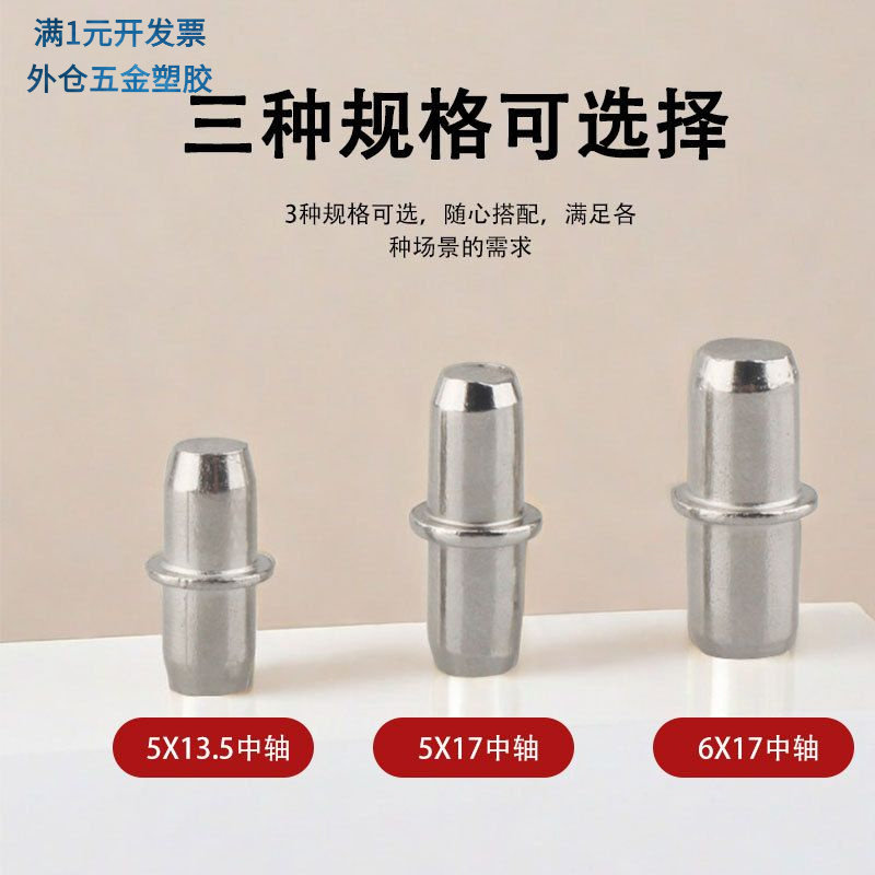 中轴层板托橱柜活动隔板铁销钉5