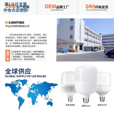 节能灯led灯泡家用螺口E27球泡灯