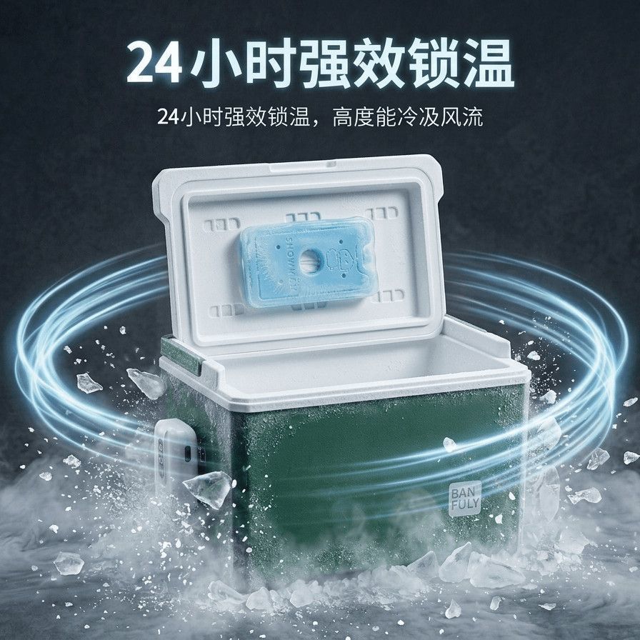 活虾打氧箱10L钓箱车载活图片