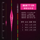 川泽3支装 TT黑坑竞技浮漂高灵敏抗走水鲫鲤混养综合鱼漂野钓黑坑