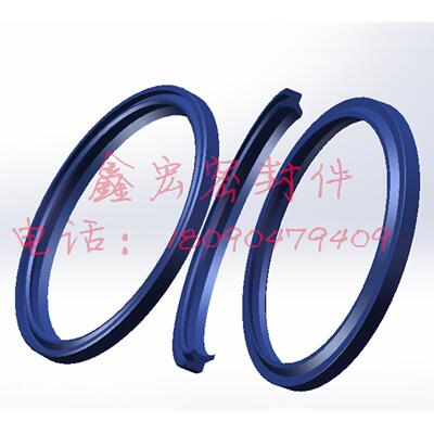 进口鼎基液压油缸油封DZDH型100/105*110/115*6/8防尘密封圈/件