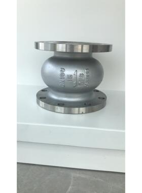 HC41X-16P不锈钢消声法兰止回阀 304立式止回阀逆止阀静音单向阀