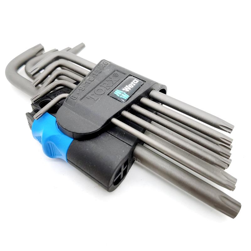 德国进口Wera维拉967/9TX HF梅花L型星形六角扳手螺丝刀套装星批