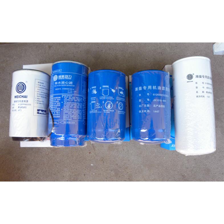 适配新款戴姆勒欧曼货车潍柴发动机机油滤芯 柴油滤芯 除水放心滤