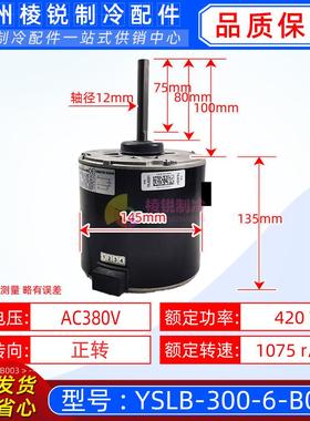 YSLB-300-6-B003三相异步电机380V空调用风机马达interlink全新