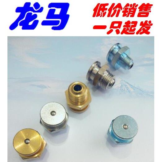 304不锈钢 DIN3404 AG1/4-16 R1/4 德标平扣式油嘴 扁平口注油咀