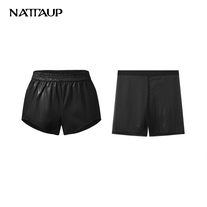 thumbnail for [New] NATTAUP A series shiny slim brief shorts