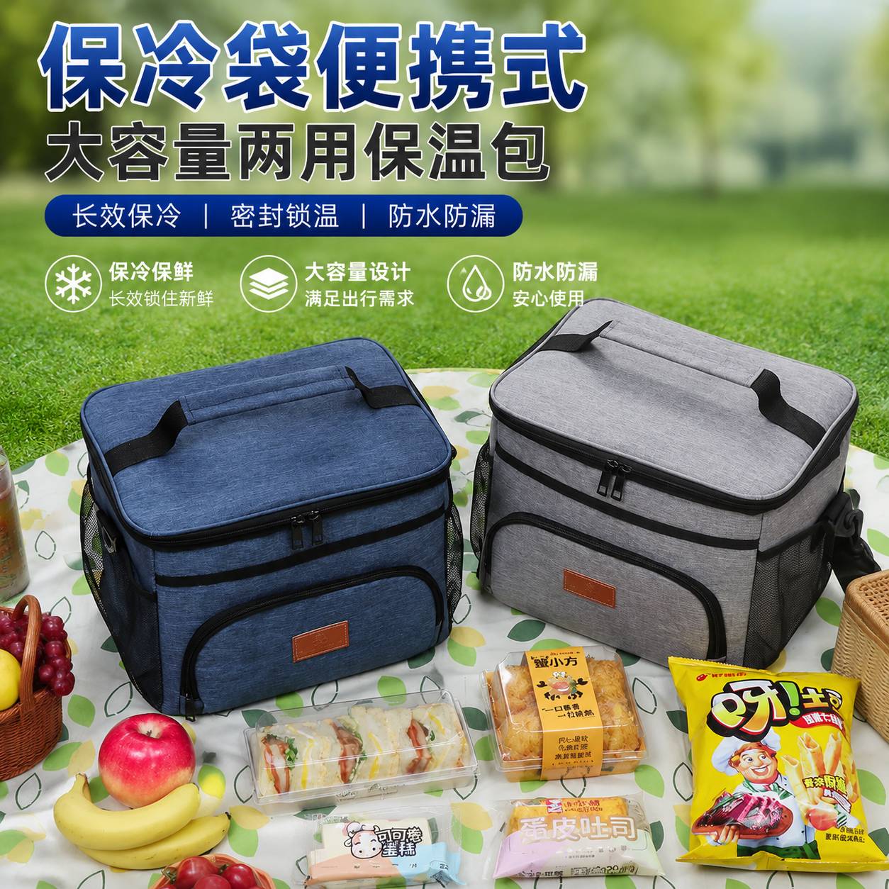 保冷袋便携式大容量保冷冰包车载图片