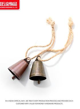 DIY配件圣诞开口喇叭铃铛金属装饰小铃铛复古风铃挂件规格齐