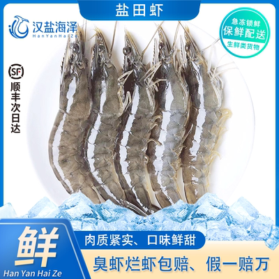 汉盐海泽盐田虾2.5斤装