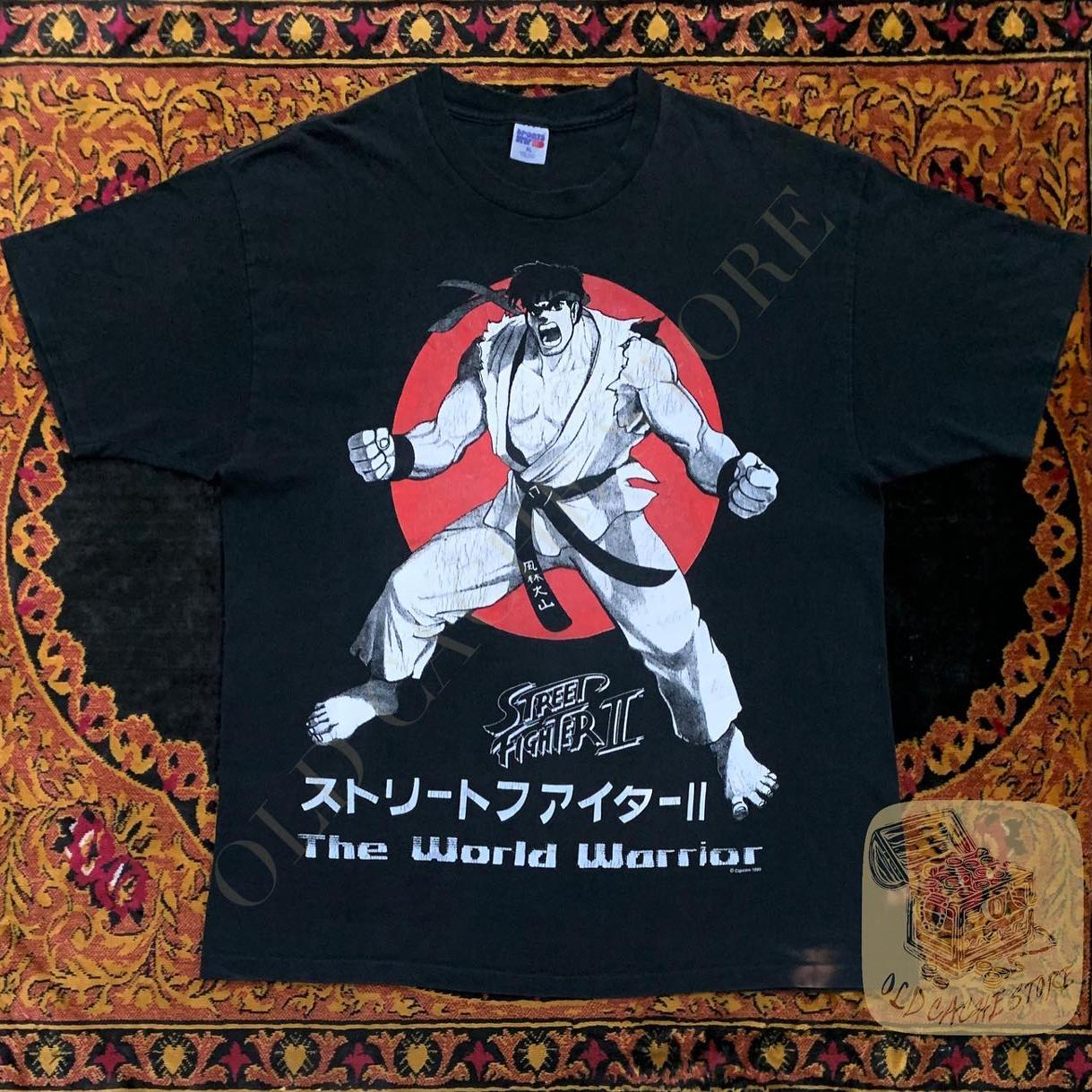 街头霸王拳皇街机游戏周边短袖