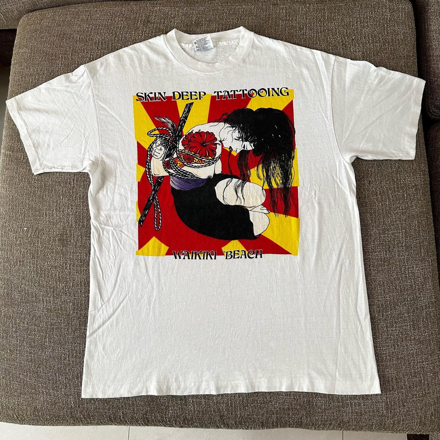 SkinDeepTattooing印花短袖T恤