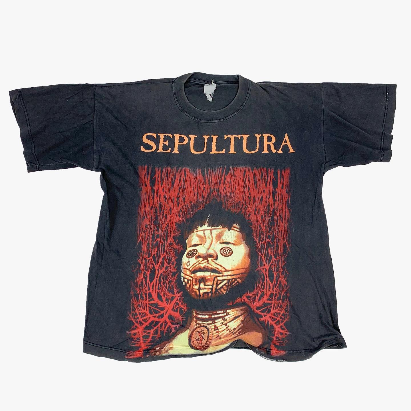 SEPULTURA金属欧美复古T恤