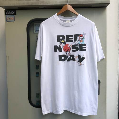 Comic Relief vintage 个性字母印花短袖夏季学院风潮小众独特T恤