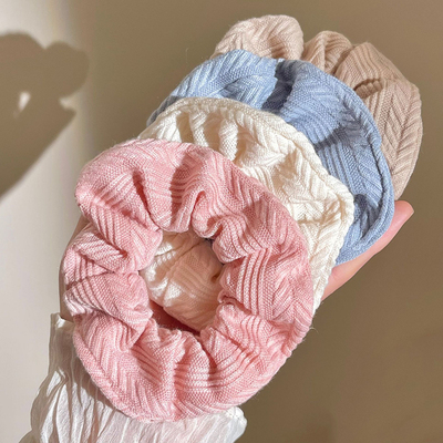 针织大肠发圈网红新款法式头绳