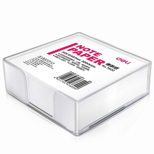 得力7600/7601/7602便签纸便条纸盒装便利贴300张空白记事纸公