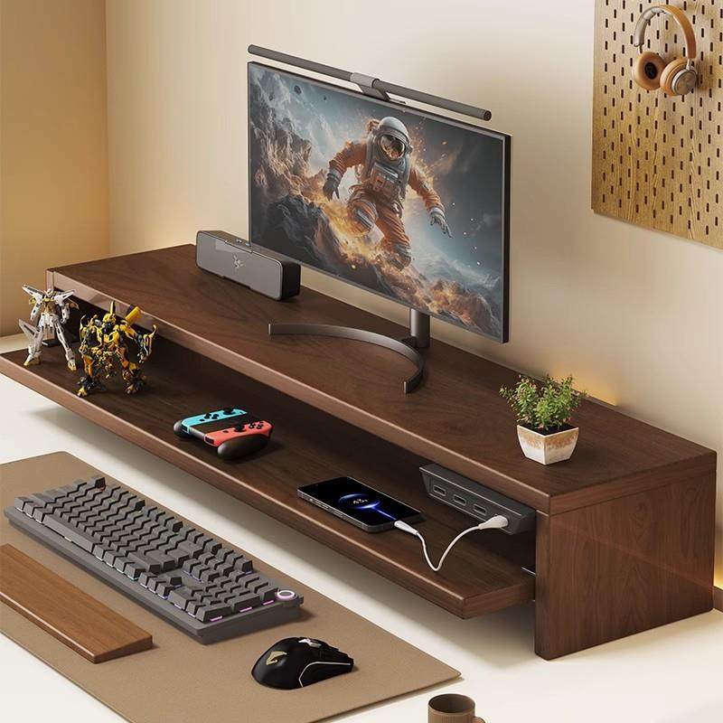 拉车套罩电脑增高收纳架办公置物架桌面改造神器带抽屉USB扩展工,厨房/烹饪用具,调料置物架,淘宝优惠券,粉丝福利购,淘宝优惠卷