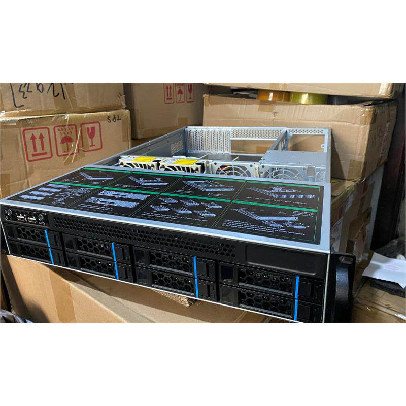 全新2U热插拔08盘位NVME背板支持U.2硬盘EATX板服务器机箱