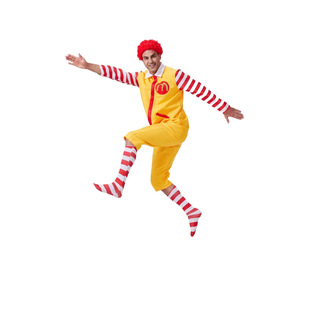 M记麦当劳套装麦当劳叔叔Cos服化装舞会cosplay小丑角色迎宾服装