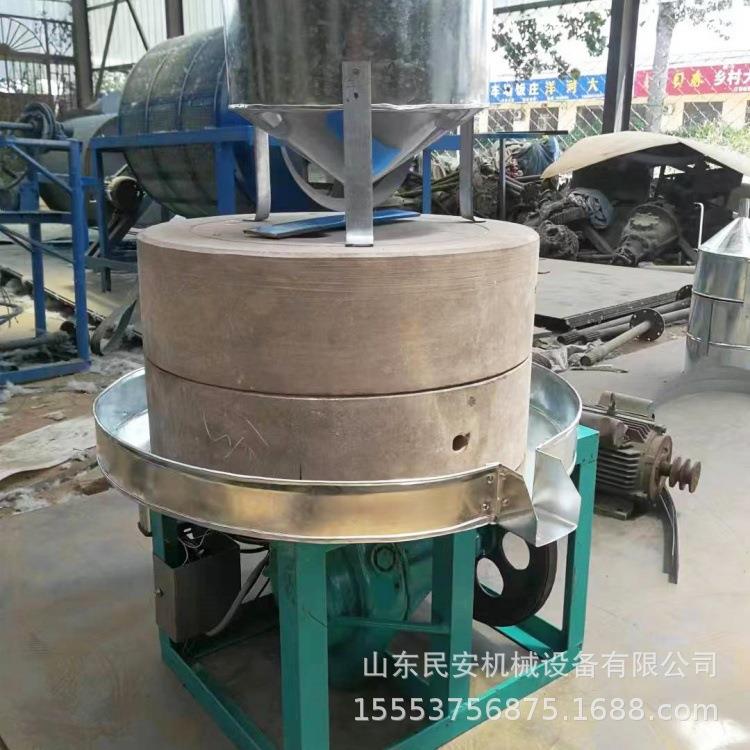 面芝麻砂酱电动磨机石小ACY磨香油红岩石磨设备原生态全麦粉机