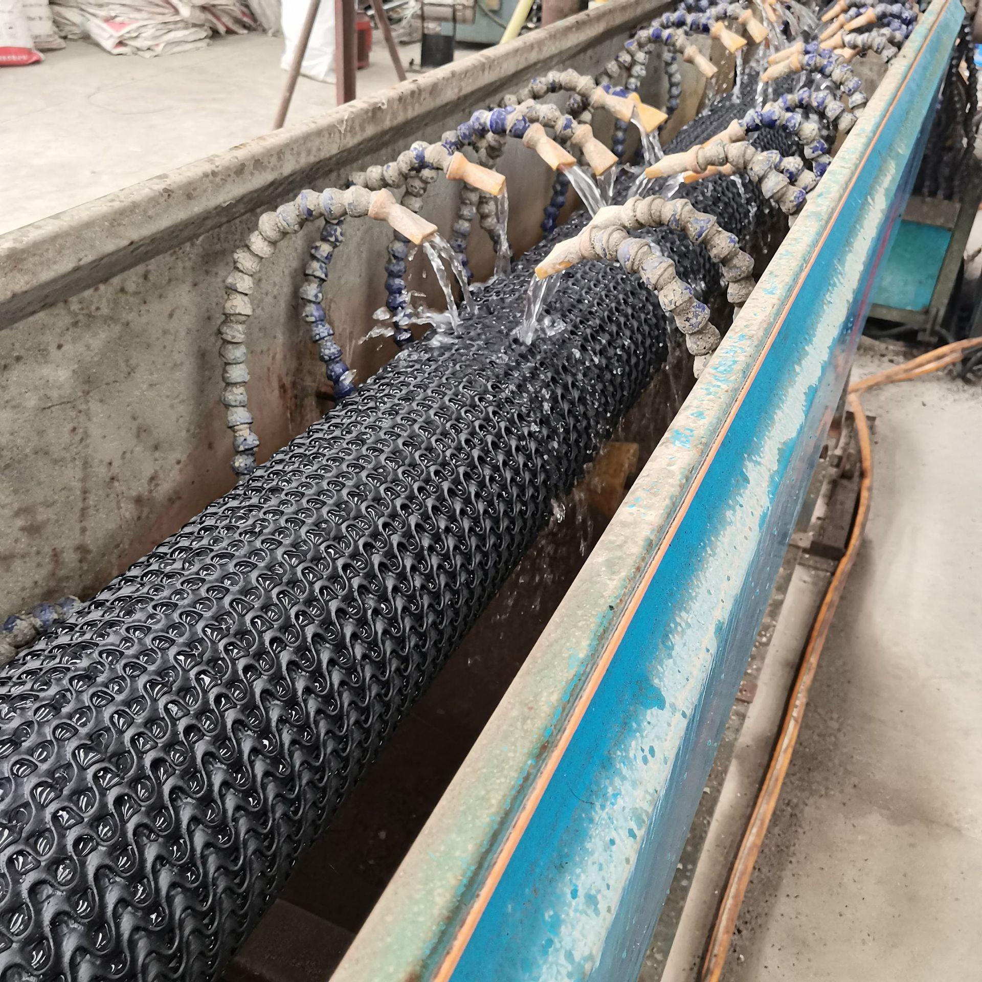 聚绿化排水渗PE硬式透水管006质乙烯曲纹网状透水水管盲管90硬透