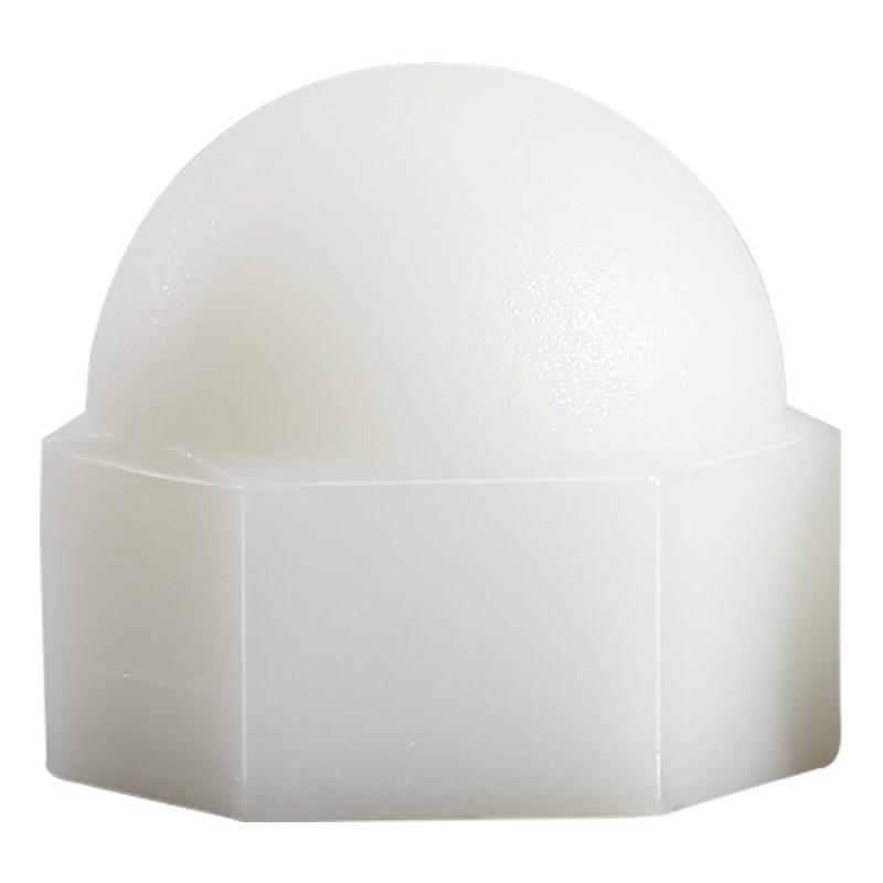 尼34龙8盖型盖螺母塑料形螺母塑胶一体5螺丝盖帽六角盖母M/M6/M/M