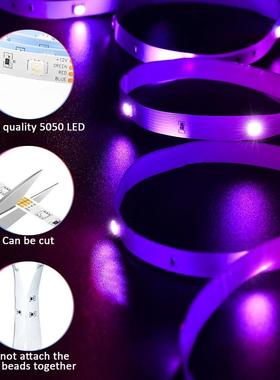 Q7-021跨境热销 5RB500音乐控定声时灯带套装七G彩滴胶防水变色氛