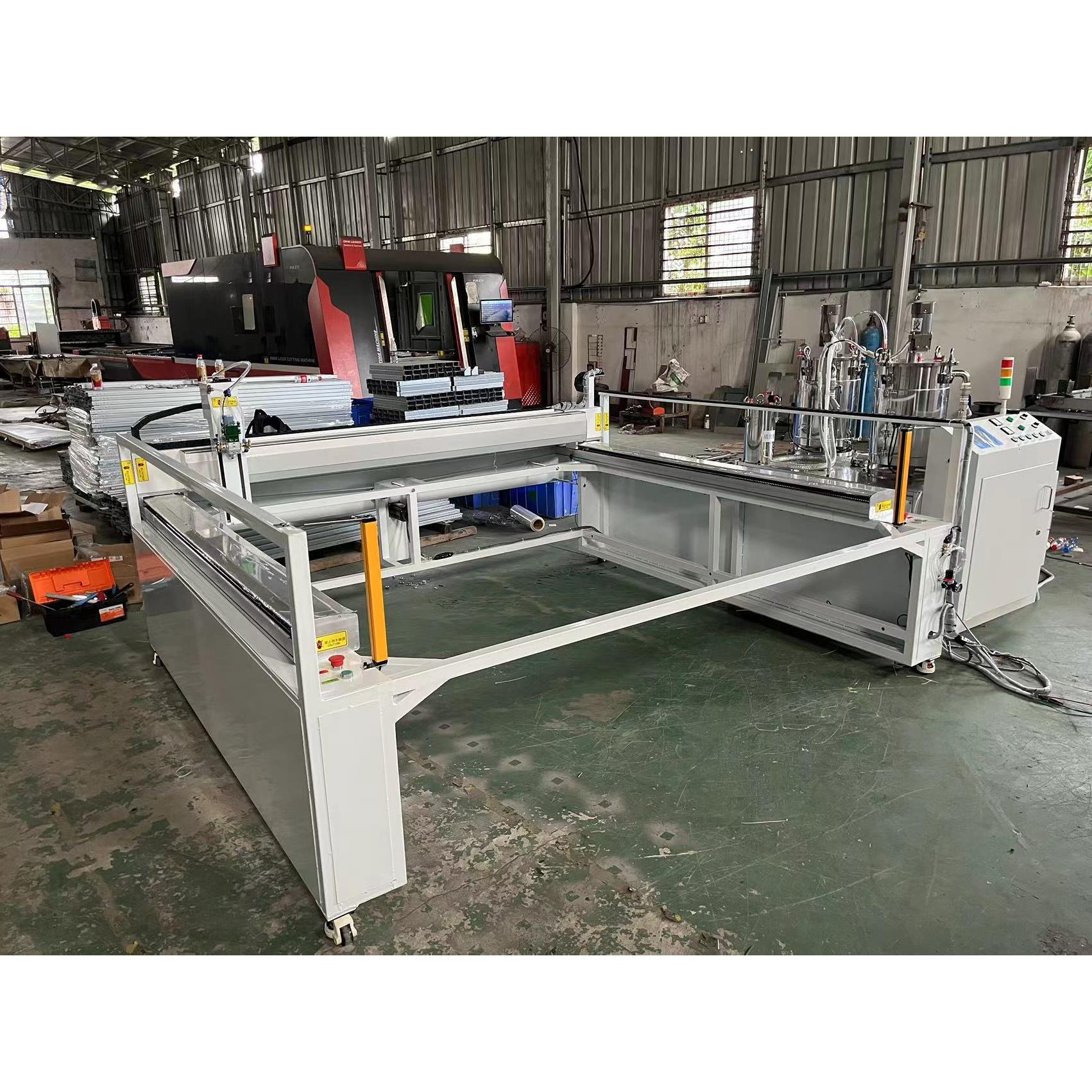 大型落地式龙零门式自动胶机 门窗配电柜点车配件全YS-DAB自动点