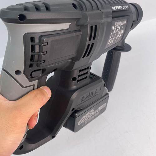 家厂工电业级刷充式锂无电电锤冲裸机击钻电锤电镐电钻两用