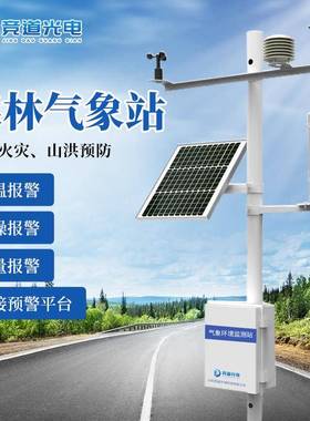 智能林区气象监测仪火险预警监测站气象监测系统森林防火气象站