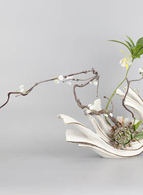 快速发货新中式样板间高端花艺摆件仿真花束会议室T餐桌花客厅花