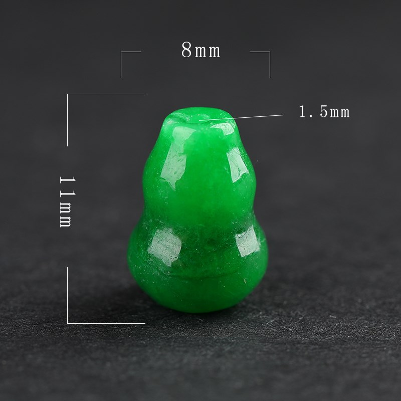 现货速发翡翠干青小葫芦吊坠配珠星月菩提文玩金刚手链项链配饰弟