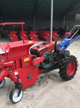 厂家玉米块获机 收小地LWM单秆垄苞米棒子收获机 玉米秸还田机