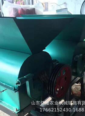 拉丝对辊黄豆挤对扁机 小型立扁式辊挤UQV粮机 20型家用电杂压扁