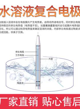 JXBS-300银离子复合电在线监全身防水离子选择性电银极检测测离子