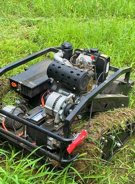 遥控大马力割果荒机草机履带式边坡开除草农WHQ业园自行走无线打