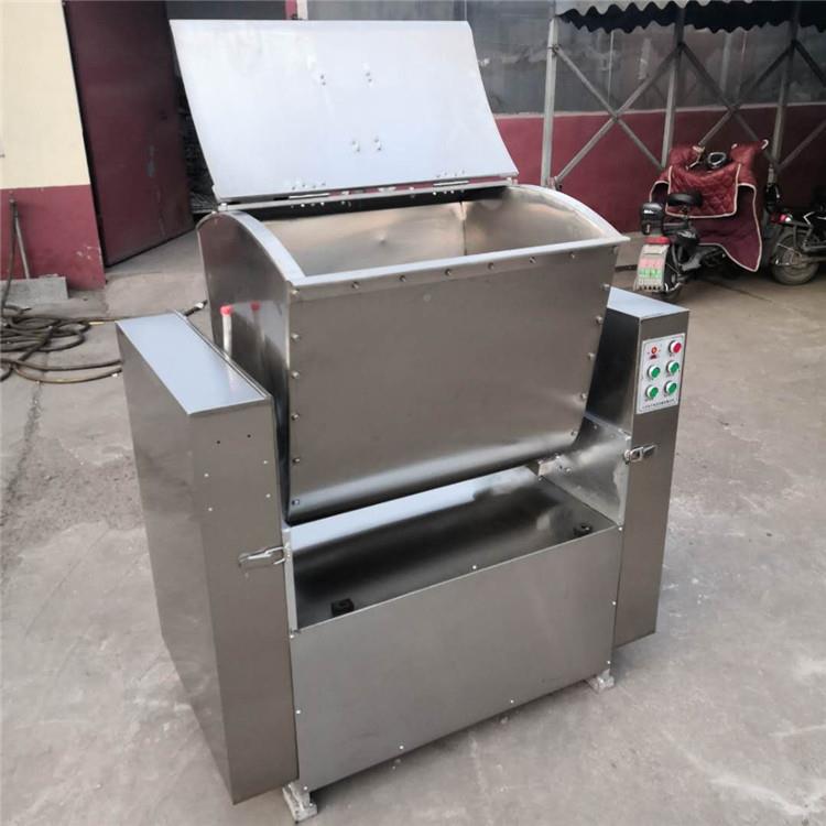 锈鲁工和面机 商用50公斤静钢音源和面机 LHB不50公斤面粉搅拌和