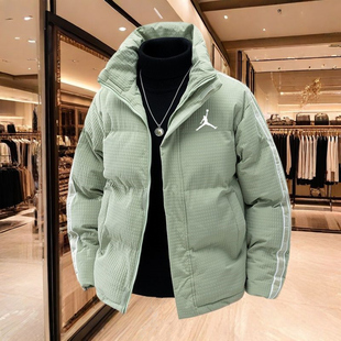 奥特莱斯2025冬季立领羽绒棉服男士加厚棉袄保暖面包服棉衣外套女