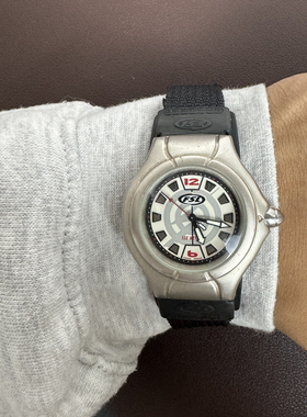 Awateoftime浪费时间 中古手表个性朋克风黑色编织表带石英手表