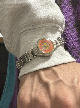 全新原创Awasteoftime浪费时间中古石英手表小众时尚复古休闲金属