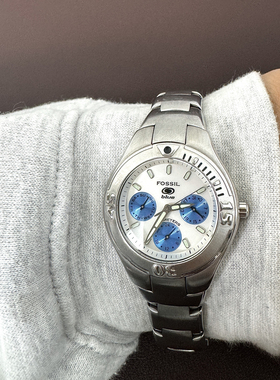 Awateoftime浪费时间 欧美中古手表小众数字显示表盘撞色石英腕表