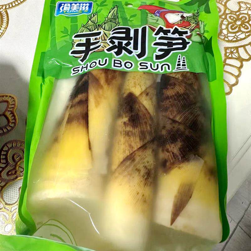 手剥笋泡椒香辣酸辣老汤脆笋尖手拨竹笋干开袋即食解馋零食