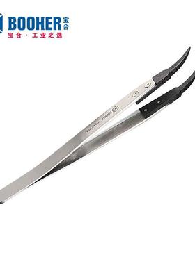 TCZ宝合Boohe0防静电纤维弯头镊子碳13MM0347r104